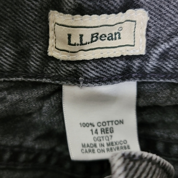 Vintage LL Bean | Faded Black Straight Leg Mom Jeans - Picture 3 of 7